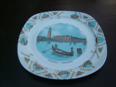 Hutschenreuther arzberg decorative plate> panorama of Venice