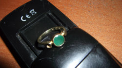 gyűrű smaragd kővel