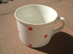 Old Zsolnay large milk mug