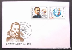 FDC kiárusítás (27.)  -  Johannes Kepler, 1980