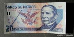 Csodaszép mexikói 20 pesos