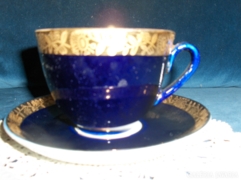 Régi teás csésze tányérjával - jelzett gyűjtői darab