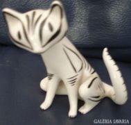 Art deco hollóházi macska