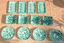 Gmundner kézzel festett 4 db lapos tányér