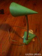 Régi retro zöld asztali lámpa