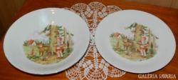 Kahla mesemintás tányér készlet : Piroska és a farkas