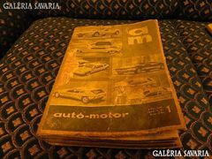 Autó-motor magazin 1967, 68, 69, 70, 71-es teljes évfolyam