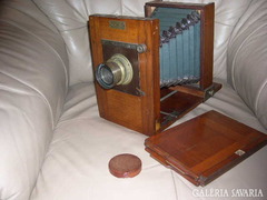 Antik fa fényképezőgép