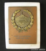 Motorcsónak szövetség bronz plakett 1957 (@900)