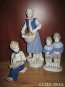 VEB (GDR) -német- porcelán figurák