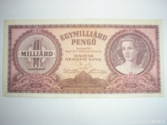 1 milliárd Pengő 1946 VF