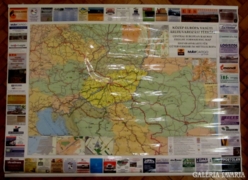 Közép-Európa vasúti térképe.- Végkiárusítás!