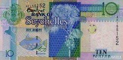 Seychelle-szigetek 10 rúpia ND 2005 UNC
