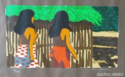 Lars Norman: Tahiti lányok (20.sz.második fele)