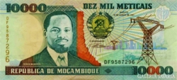Mozambik 10000 meticais 1991 Unc