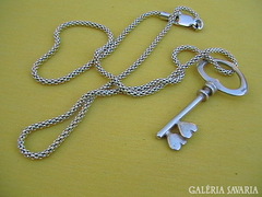 "Szív kulcsa" ezüst nyaklánc