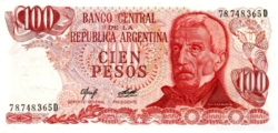 Argentina 100 peso 1976 UNC