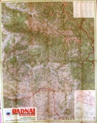 Radnai havasok katonai térkép
