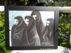 KOSZTA ROZÁLIA PASZTELL KÉP