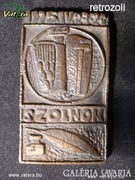 AE09 I5 Szolnoki bronz emlékplakett