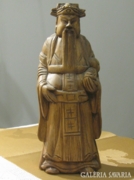 Gyönyörű, nagy méretű kínai, kézi faragású szobor
