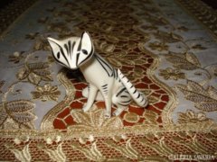 hollóházi art-deco cica