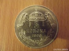 1900 5 Korona K.B