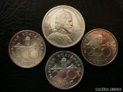 50 db ezüst 200 forint+ 5 pengő !