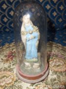 Kegytárgy - Szűz Mária üveg búra alatt