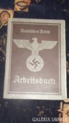 Német II.világháborús Birodalmi munkakönyv