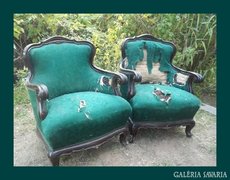 2db öblös,kényelmes Barokk fotel 