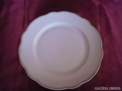 Zsolnay aranyszegényes lapos tányér