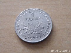 FRANCIAORSZÁG 1 FRANK FRANC 1977