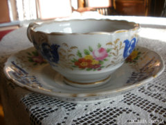 Altwien, antik hatalmas csésze és tányér