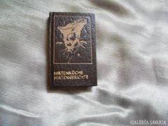 Mini könyv pásztorételek német nyelven