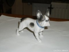 Német porcelán kutya figura