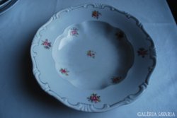 Zsolnay  1 db virágos lapos tányér (d)