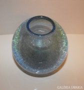 Régi fátyolüveg váza, az Ajka Kristálytól