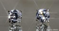 Csodás mesterséges gyémánt fülbevaló 1.25 ct