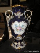 Hollóházi barokk  váza Nagyobbik méretű