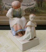 Pécsi Porcelángyár : Anya gyermekével