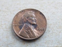 USA 1 CENT 1968 D LINCOLN
