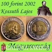 Magyarország 100 forint 2002 Emlékérem Kossuth