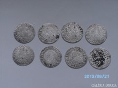 Albert ezüst garas sorozat 1539-1546!!