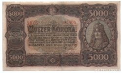 1923 5000 Korona Szép!