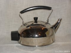 Krómozott réz teás kanna  ( DBZ0045 )