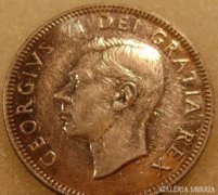 Canada 25 cents 1948 ag rare !!!