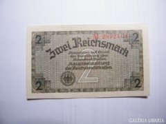 Ritka 2 reichsmark Németország 1940 7 számjegy a sorszám