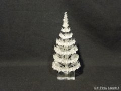 5242 Különleges üveg fenyőfa, karácsonyfa 20 cm
