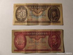 50 Forint 1951 Ritka Rákosi..Ingyen Posta!!!